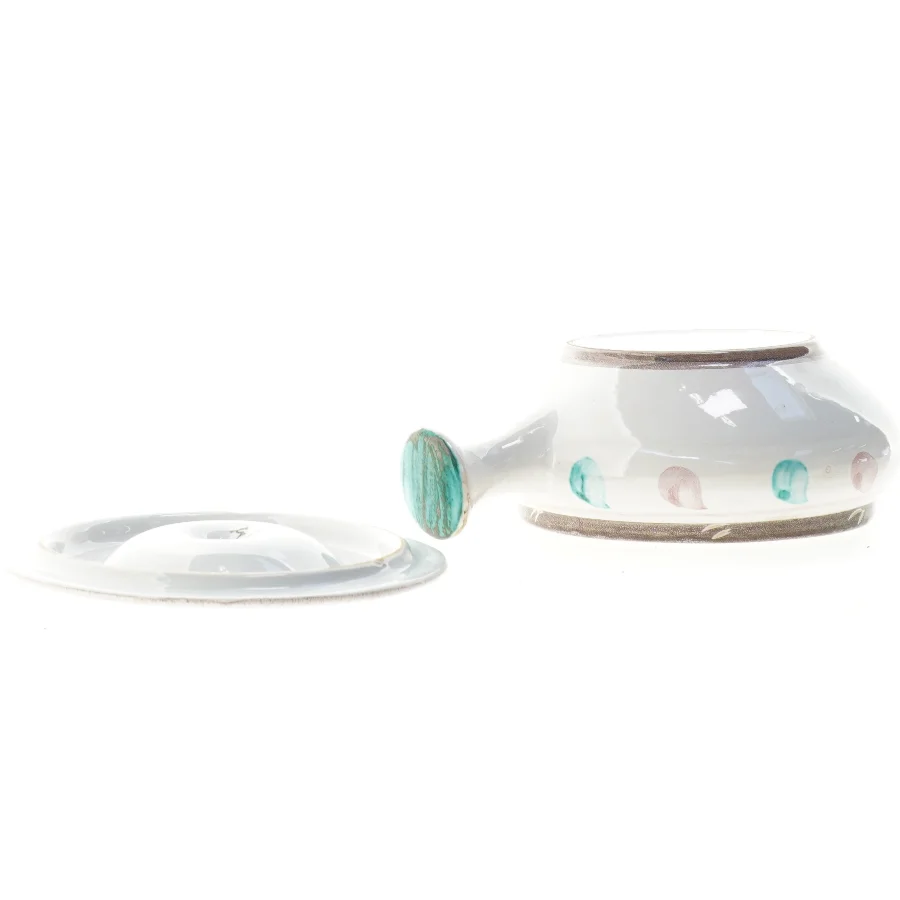 Hedebo keramik skål/fad (str. Ø 16 cm)