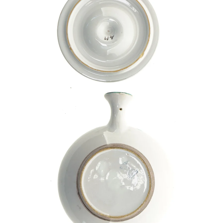 Hedebo keramik skål/fad (str. Ø 16 cm)