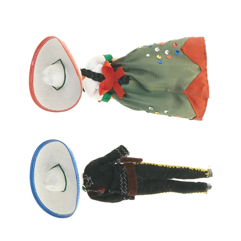 Mexicanske souvenirdukker (str. 27 cm)