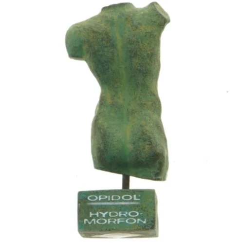 Skulptur af mandekrop (str. 14 x 6 cm)