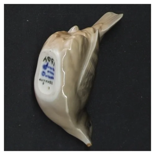 Porcelænsfugl, 1504 fra Royal Copenhagen (str. 8 cm)