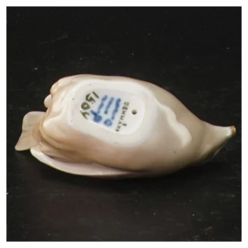 Porcelænsfugl, 1504 fra Royal Copenhagen (str. 8 cm)