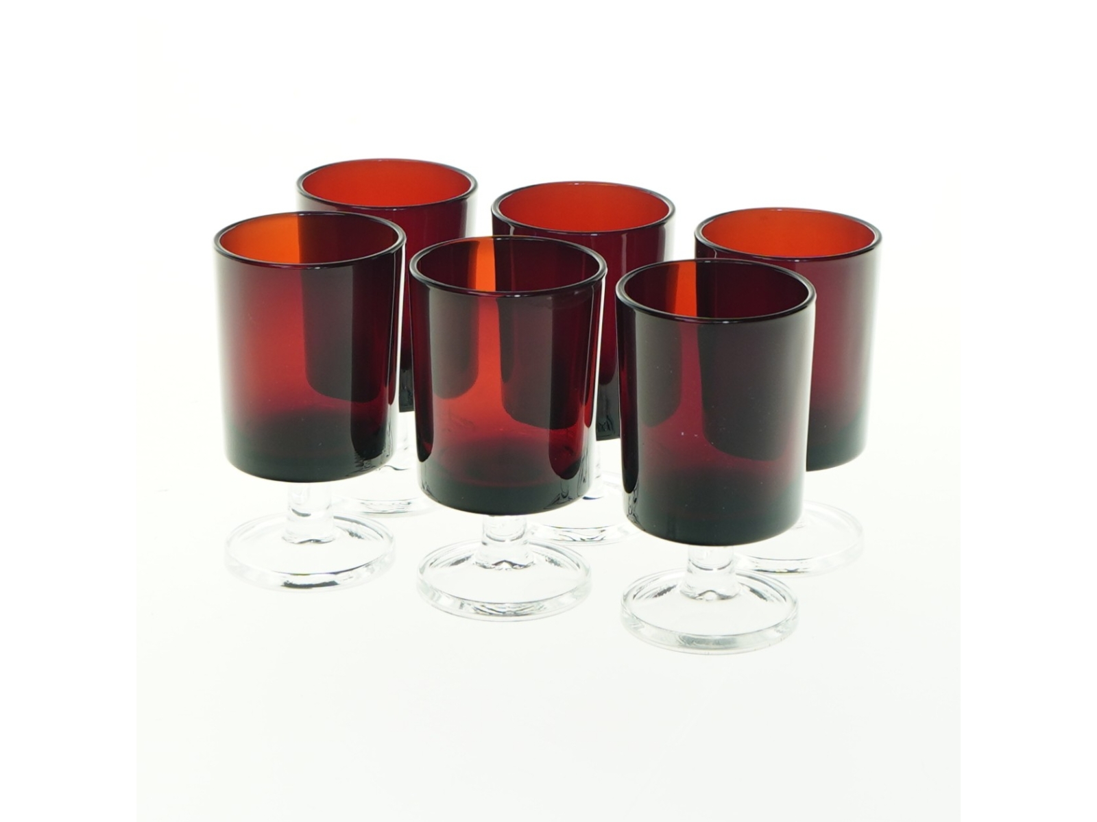 Rødvinsglas (str. H 7 cm ø 4 cm)