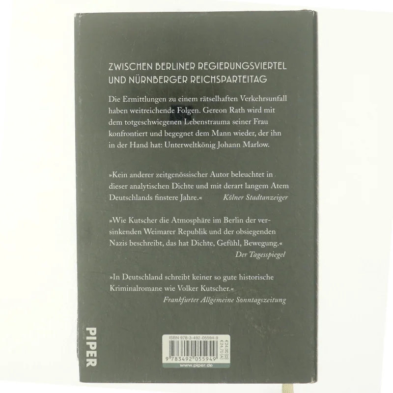Marlow : Der siebte Rath-roman af Volker Kutscher (Bog)