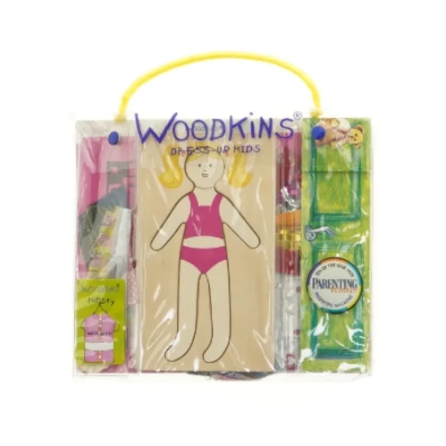 Dukketøj og tilbehørssæt fra Woodkins (str. Bræt 22,5 x 12,5 cm)