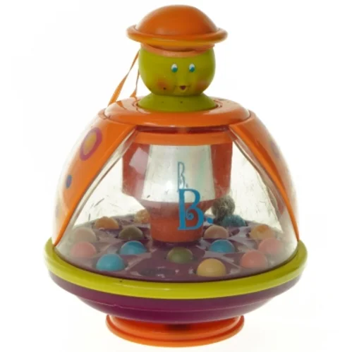 Babylegetøj, snurretop fra B (str. 17 x 14 cm)