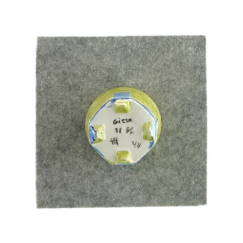 Lysestage til fyrfadslys - hjemmemalet