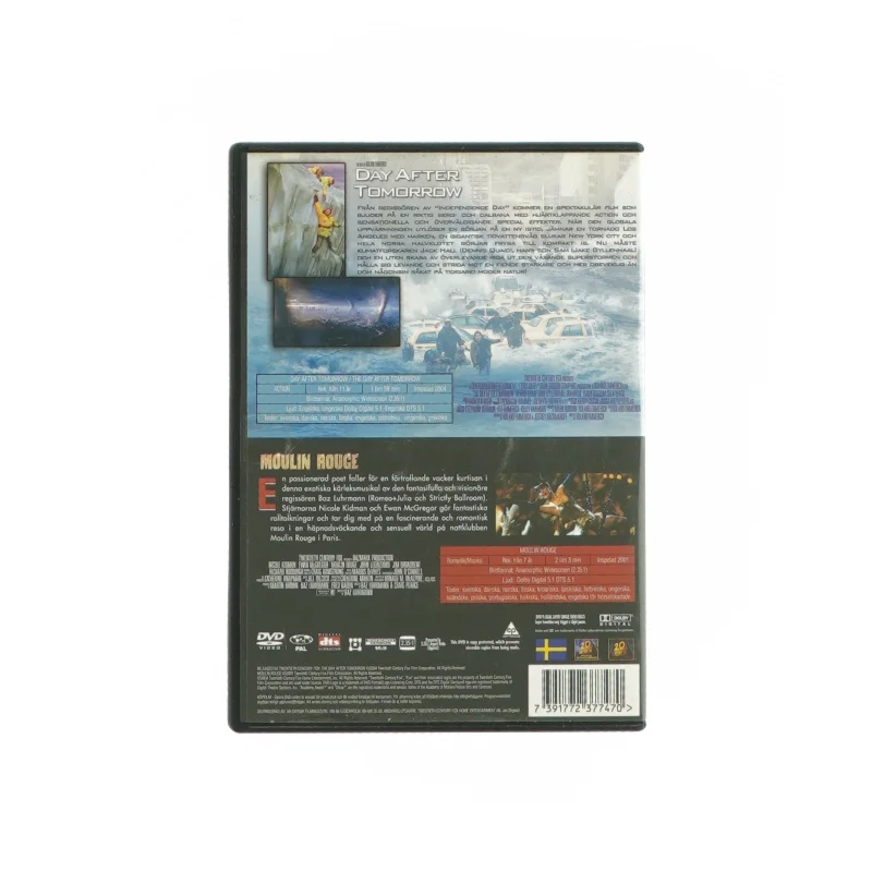 Day after tomorrow og Moulin rouge (DVD)