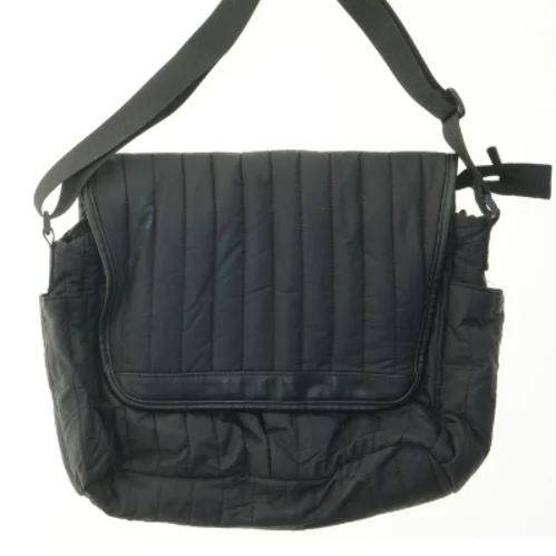 Sort polstret skuldertaske (str. 44,5x36 cm)