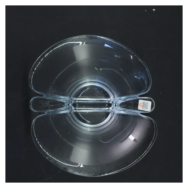 Glas vase fra Holmegård (str. 8x17 cm)