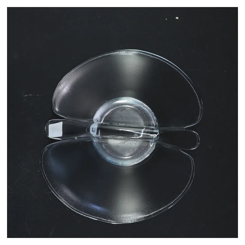 Glas vase fra Holmegård (str. 8x17 cm)