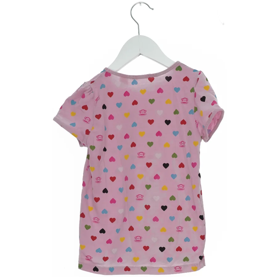 Børne T-shirt med hjerteprint fra H&M (str. 122)