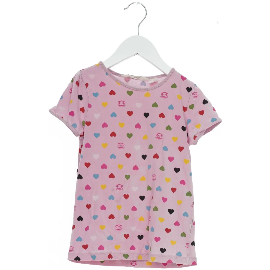 Børne T-shirt med hjerteprint fra H&M (str. 122)