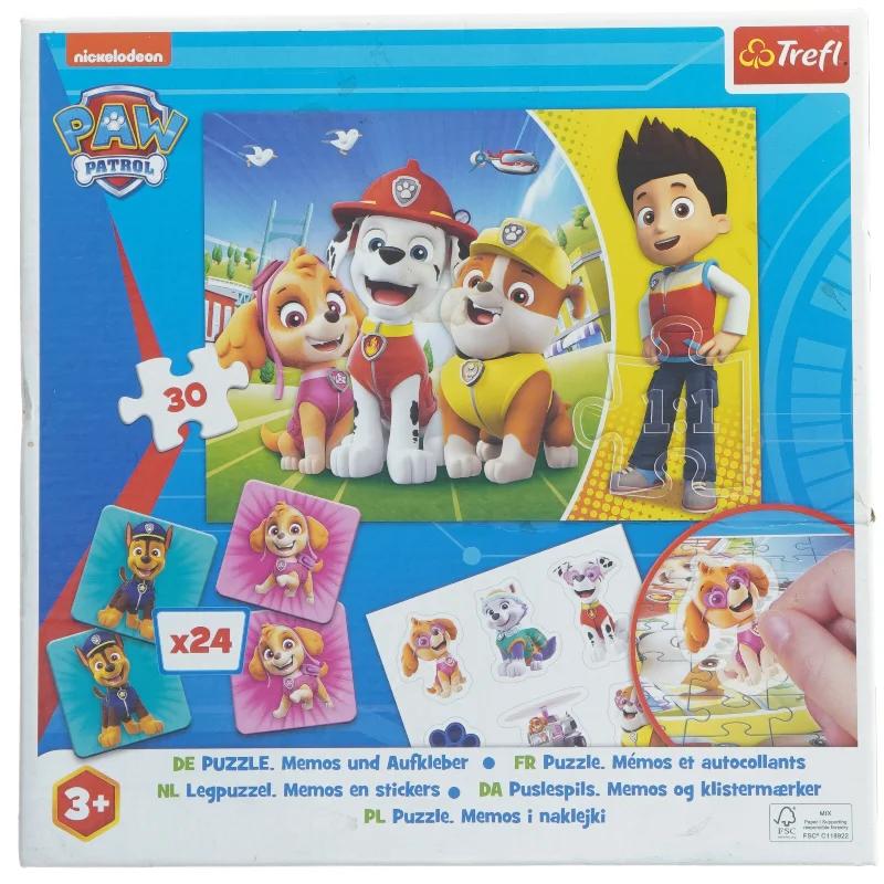 Paw Patrol puslespil 30 brikker fra Trefl (str. 30 brikker)
