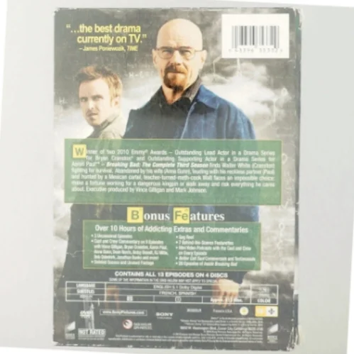 Breaking Bad - Den Komplette Tredje Sæson DVD fra Sony Pictures