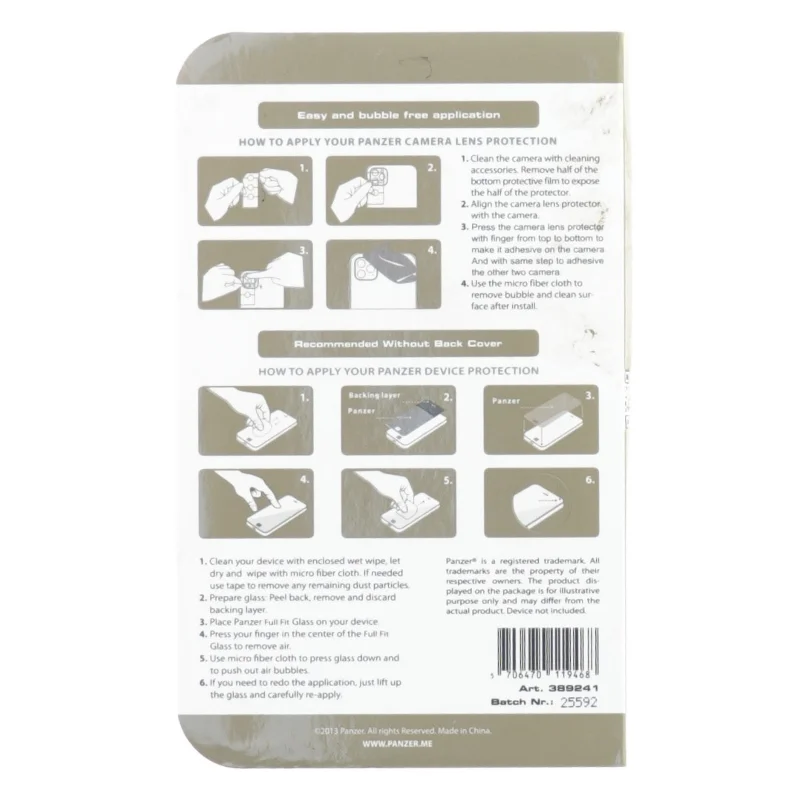 Beskyttelsesglas til Apple iPhone XS Max 11 pro max fra Panzer