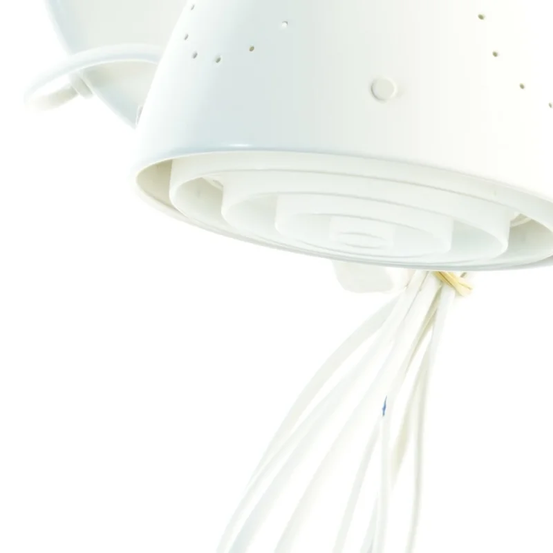 Hvid bordlampe (str. 20 x 17 25 cm)