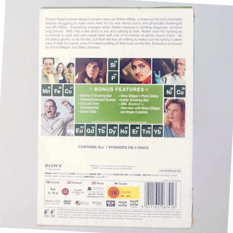 Breaking Bad: Den komplette første sæson (DVD)
