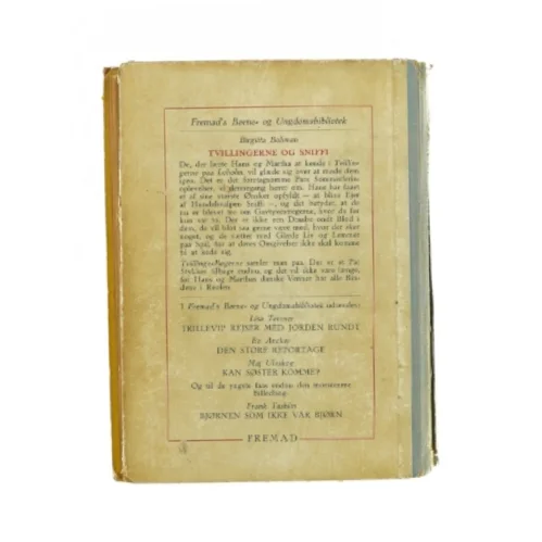 Tvillingerne og Sniffi af Birgitta Bohman (Bog)