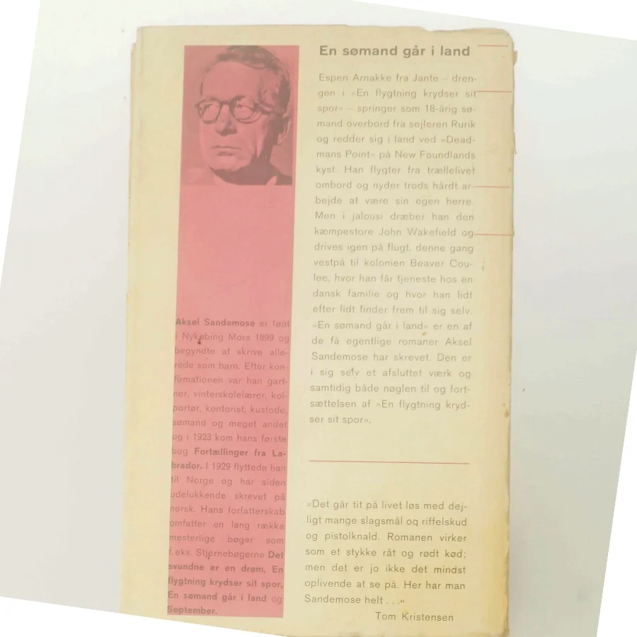 En sømand går i land af Aksel Sandemose fra Stjernebøgerne af Aksel Sandemose (Bog)