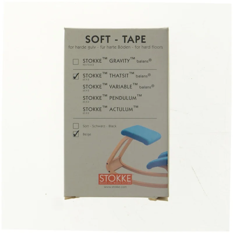 Soft tape til stol fra Stokke (str. 12 cm)