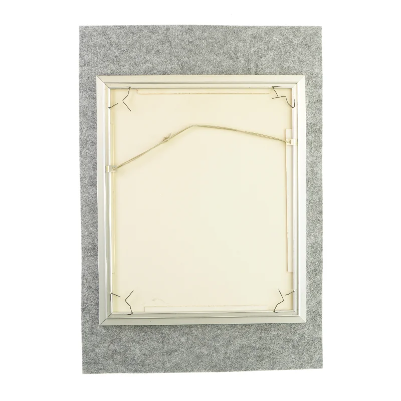 Billede med motiv i sølvramme