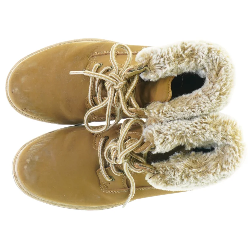 Brune vinterstøvler med foer (str. 37)