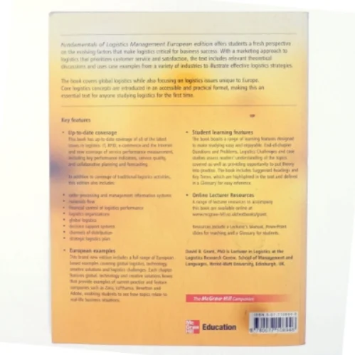 Fundamentals of logistics management (Bog)