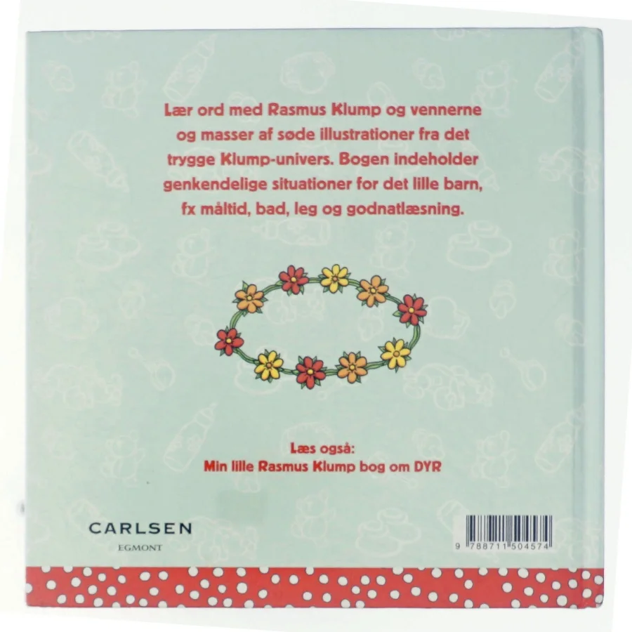 Min lille Rasmus Klump bog om ord af Gitte Ladefoged (Bog)