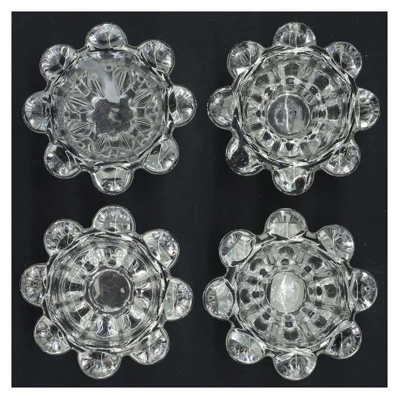 Glas fyrfadsstager (str. 5 cm)