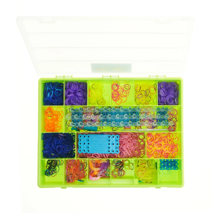 Rainbow Loom elastik sæt fra Rainbow Loom (str. 33,5x27 cm)