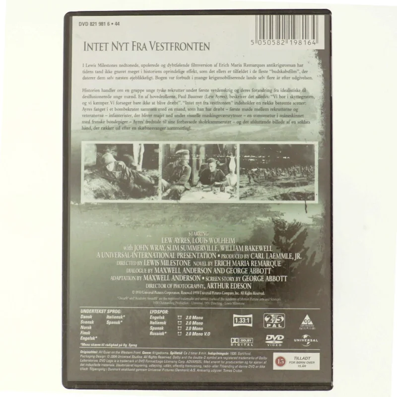 Intet nyt fra vestfronten