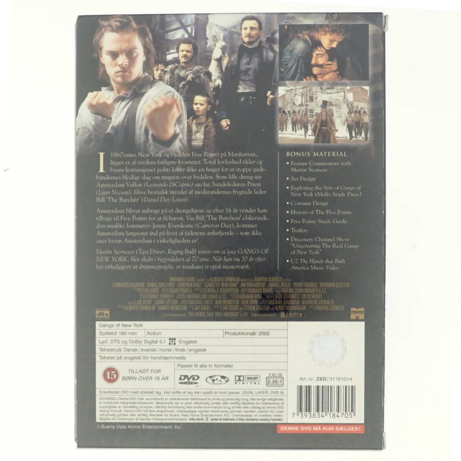 Gangs of New York Dk