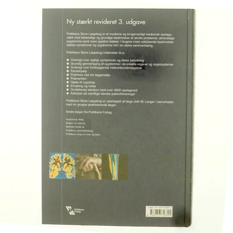 Politikens store lægebog af Jerk W. Langer (Bog)