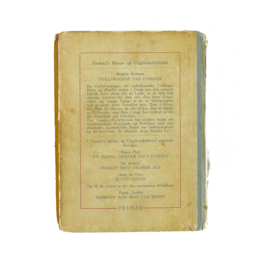 Tvillingerne paa Loholm af Birgitta Bohman (Bog)