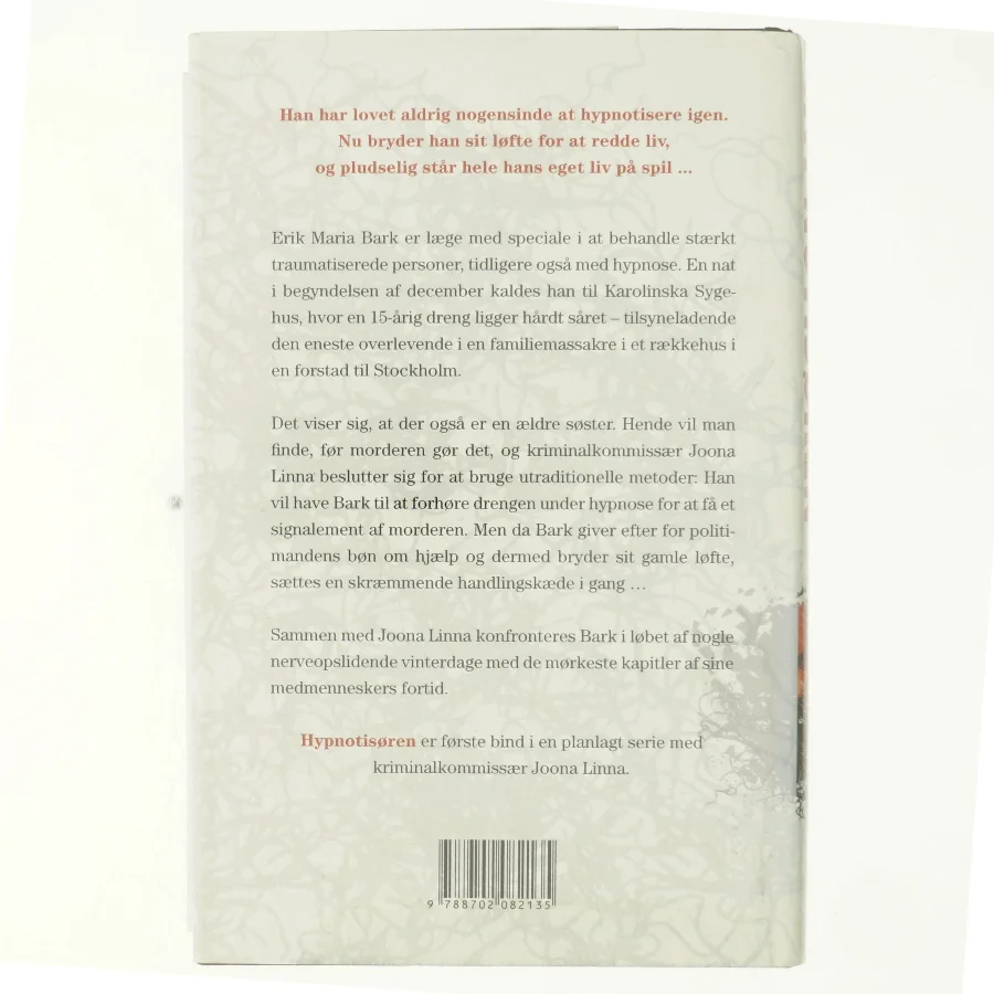 Hypnotisøren af Lars Kepler (Bog)