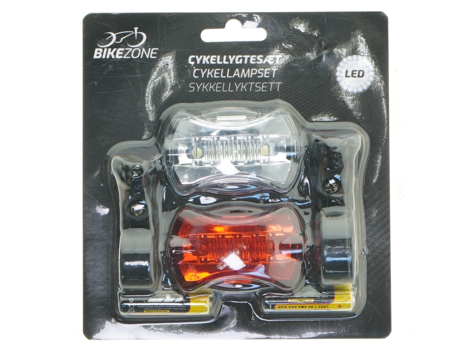 LED cykellygte sæt fra BikeZone