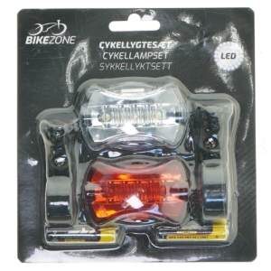 LED cykellygte sæt fra BikeZone