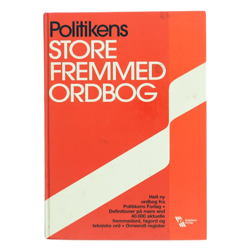 Politikens store fremmedordbog af Hanne Steen (Bog)