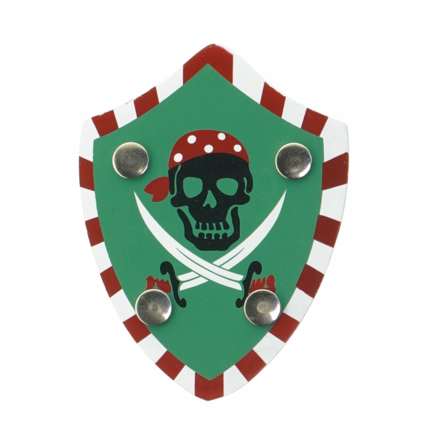 Pirat skjold til børn fra Magni (str. 26x12 cm)
