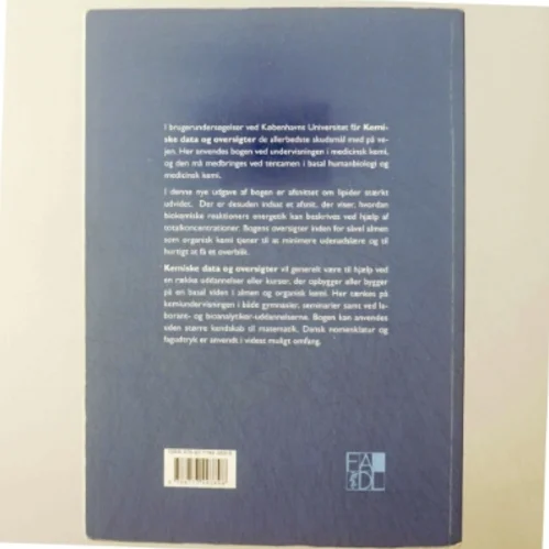 Kemiske data og oversigter (Bog)