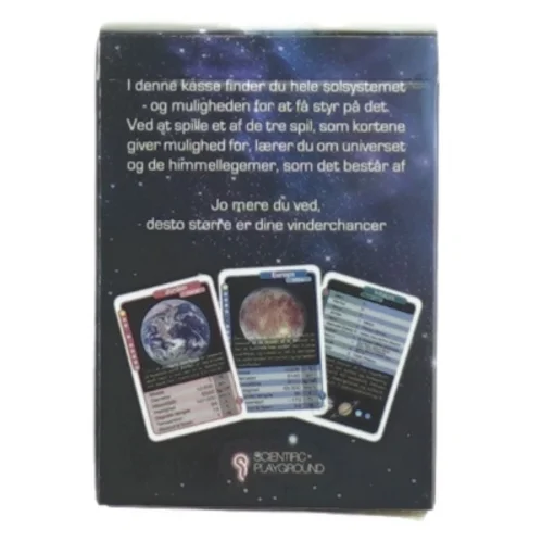 Planet kort fra Scientific Playground (str. Tx 7 cm)