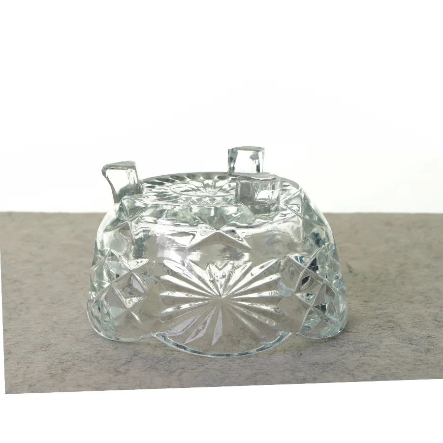 Krystal skål (str. 12 x 7 cm)