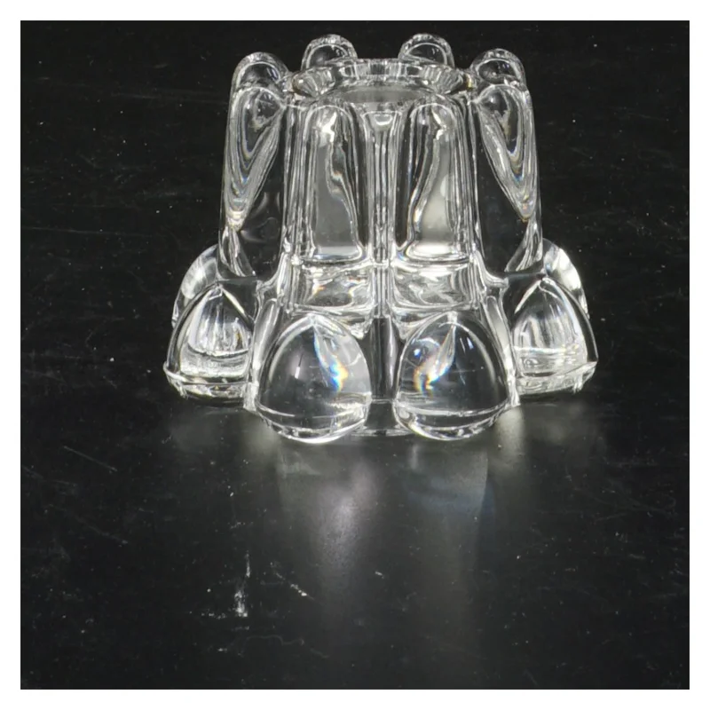 Glas lysestager, sæt med 4 fra Reims (str. 5 cm)