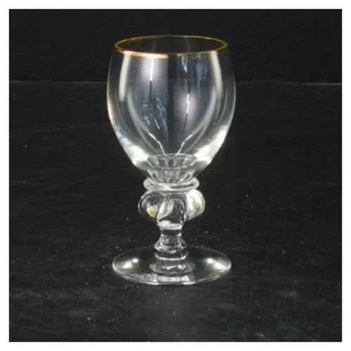 Glas med guldkanter (str. 10x5 cm)