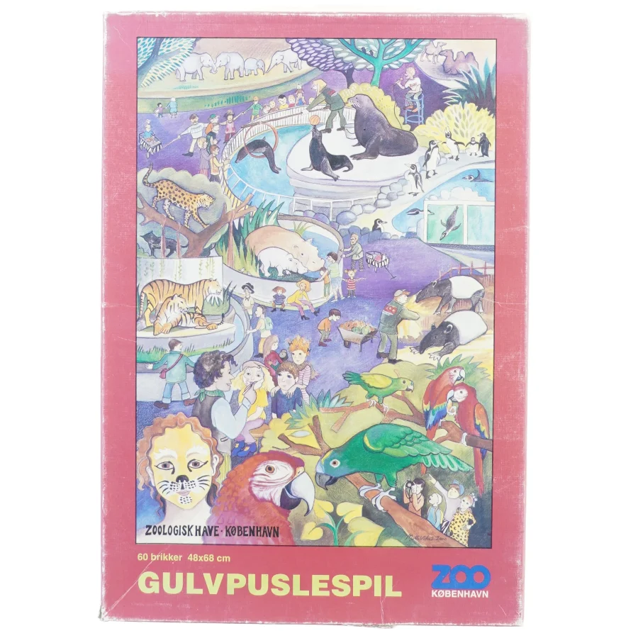 Puslespil fra Zoo København (str. 36 x 25 cm)