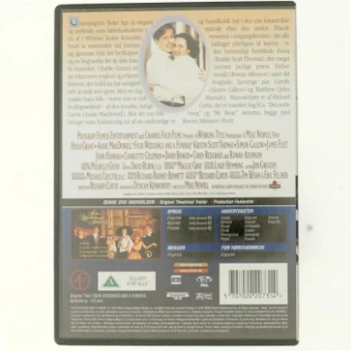 fire bryllupper og en begravelse