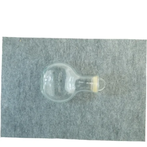 Gennemsigtig glasvase (str. 25 x 9 x 16 cm)