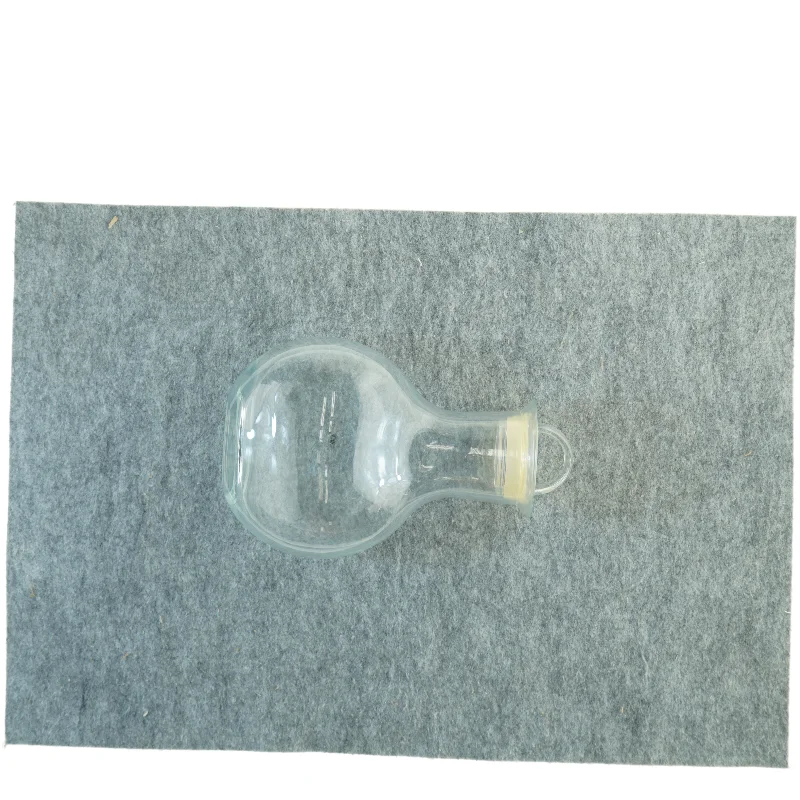 Gennemsigtig glasvase (str. 25 x 9 x 16 cm)