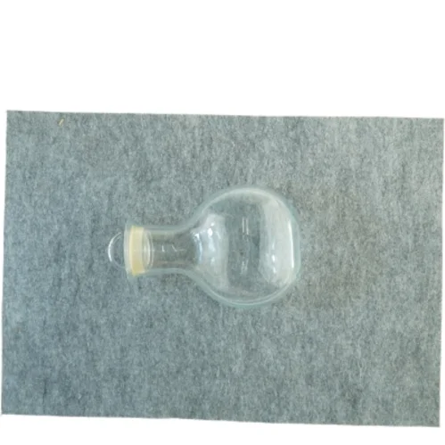 Gennemsigtig glasvase (str. 25 x 9 x 16 cm)